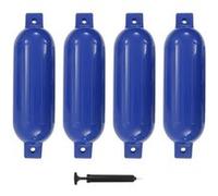 Pare chocs de bateau 4 pcs bleu 51x14 cm PVC