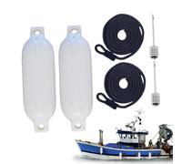 Pare-chocs de bateau - Deux protections gonflables pour station d'accueil, bateau gonflable, pour camping en plein air et lac