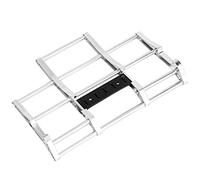 Pare-chocs de camion RC, bonne protection de remplacement de pare-chocs avant de taille standard résistant à la corrosion pour les voitures Tamiya King Hauler Globe Liner 1/14(N10210S argent)
