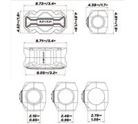 Pare Chocs De Protection Moteur pour Moto pour Suzuki V-Strom 650 800DE 1000 250 1050 XT DL650(Black-A14)