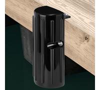 Pare-chocs de quai, pare-chocs de quai de bateau pour bord ou latéral, protection verticale, construction durable, matériel de montage inclus, noir