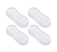 Pare-chocs De Siège De Toilette - Coussinet De Couvercle Anti-collision Autocollant En Silicone Transparent, 4 Pièces, Kit De Remplacement Absorbant Les Chocs Et Réduisant Le Bruit | Salle De Bains Hô