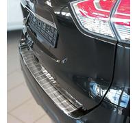 Pare-chocs en acier inoxydable pour Nissan X-Trail T32, 2017 - Poli avec lèvre