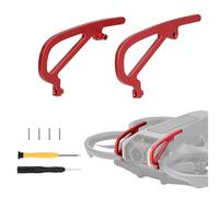 Pare-chocs en alliage d’aluminium pour nacelle DJI Avata 2, Compact léger anti-collision anti-choc Protection objectif Bumper PTZ pour Avata 2, Accessoire de protection caméra drone (Rouge)