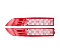 pare-chocs Grille Couverture De Calandre Pare-choc Avant 2023 - 2022, 2 Pièces, Filet Anti-insectes Pour Tesla Pour Modèle Y Calandre Radiateur(Rouge)