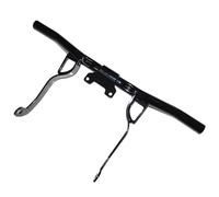 Pare-chocs moto Barre Protection Moteur Avant Autoroute Protection Contre Les Chutes En Acier Noir Pour Pour Touring Pour Street Pour Glide FLHT FLTRX 14-Up Moto Crash Bars