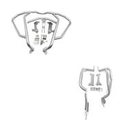 Pare-chocs moto Ensemble Complet Protection Moteur Barre Protection Carénage Cadre Pare-chocs Pour CRF1100L Pour Africa Twin Pour Adventure Sports ADV 2020-2023 Moto Crash Bars(Argent)