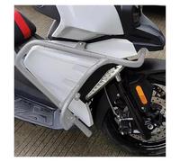Pare-chocs moto Pare-choc Engine Guard Stunt Cage Bumper Front Side Frame Protector Pour BMW Pour C400 X 2019-2013 Pare carters les motos(Argent)