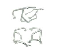 Pare-Chocs Moto Pour BMW F900R F900XR 2020 2021 Pare-chocs Protection Moteur Moto Barres Protection Cadre Cage Cascade Moto Pare-Chocs Crash Bar(Silver Full set)