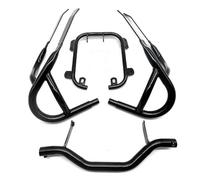 Pare-Chocs Moto Protecteur De Réservoir De Carburant Barre Sécurité D'autoroute De Garde De Moteur pour BMW pour R1200RT pour R1200 RT 2004-2013 Guidon Crash Bar Protecteur(Front Bumper Black)