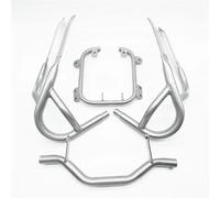 Pare-Chocs Moto Protecteur De Réservoir De Carburant Barre Sécurité D'autoroute De Garde De Moteur pour BMW pour R1200RT pour R1200 RT 2004-2013 Guidon Crash Bar Protecteur(Front Bumper Silver)