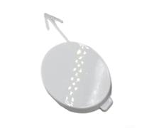 Pare-Chocs pour avant pour facile à Installer pour polo 11-13 | Matériau ABS pour robuste, protection contre les chocs, finition lisse, pour facile à peindre, durée de vie longue(White)
