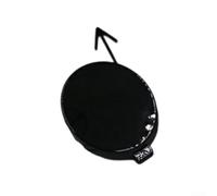 Pare-Chocs pour avant pour facile à Installer pour polo 11-13 | Matériau ABS pour robuste, protection contre les chocs, finition lisse, pour facile à peindre, durée de vie longue(Black)