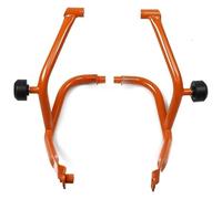 Pare-Chocs pour Duke390 pour Duke 390 250 pour Duke250 2017-2023 Accessoires Moto Garde Moteur Barres Collision D'autoroute Cadre Curseur Pare-Chocs Cascade Autoroute Crash Bars(Orange)