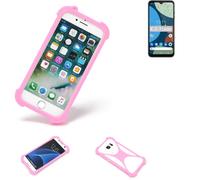 Pare-chocs pour Fairphone 4 Housse Silicone Case Softcase Bumper Protector rose