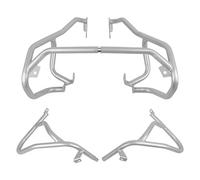 Pare-Chocs pour G310GS pour G310R 2022 2023 Moto Supérieure Inférieure Moteur Garde Crash Cadre Protection Pare-Chocs Réservoir Carburant Protecteur Autoroute Crash Bars(Sliver Up and Lo)