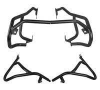 Pare-Chocs pour G310GS pour G310R 2022 2023 Supérieure Inférieure Moteur Garde Crash Bar Cadre Protection Pare-Chocs Réservoir Carburant Protecteur Autoroute Crash Bars(Black Up and Lo)