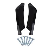 Pare-Chocs Spoiler Voiture Winglets - Extension de Jupe latérale de Voiture, Bande de Pare-Chocs Avant et arrière, becquet à lèvres, diffuseur, séparateur, Protection Contre Les Rayures(Black)