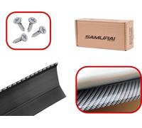 Pare-chocs universel spoiler carbone 2,5 m noir