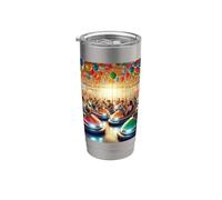 Pare-chocs voiture carnaval parc d'attractions Ride Dodgem Gobelet isotherme en acier inoxydable double paroi