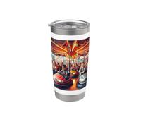 Pare-chocs voiture carnaval parc d'attractions Ride Dodgem Gobelet isotherme en acier inoxydable double paroi