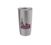 Pare-chocs voiture carnaval parc d'attractions Ride Dodgem Gobelet isotherme en acier inoxydable double paroi
