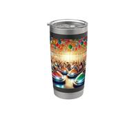 Pare-chocs voiture carnaval parc d'attractions Ride Dodgem Gobelet isotherme en acier inoxydable double paroi