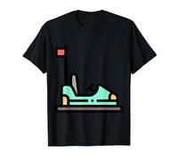 Pare-Chocs Voiture Carnaval Parc d'attractions Ride Dodgem T-Shirt Graphique avec Valeur, Homme, Noir, L