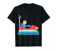 Pare-Chocs Voiture Carnaval Parc d'attractions Ride Dodgem T-Shirt Graphique avec Valeur, Homme, Noir, M