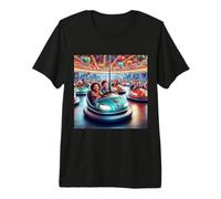 Pare-Chocs Voiture Carnaval Parc d'attractions Ride Dodgem T-Shirt Haut de Gamme