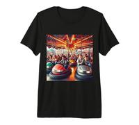 Pare-Chocs Voiture Carnaval Parc d'attractions Ride Dodgem T-Shirt Haut de Gamme