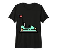 Pare-Chocs Voiture Carnaval Parc d'attractions Ride Dodgem T-Shirt Haut de Gamme
