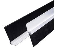 Pare-courant d'air pour porte, Brosse inférieure de porte avec base en alliage d'aluminium for joint, hauteur 10-200 mm, types FHT, 100 cm(Color(F),45mm)