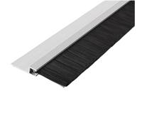 pare-courant d'air pour portes, Aluminum Alloy Strip Brush Silver Multiple Sizes For Industrial Doors Garage Machine Tools(Silver-h Type,300mm)