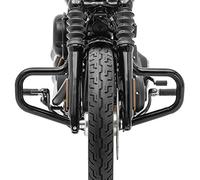 Pare Cylindre Mustache pour Harley Softail Street Bob/Low Rider 18-20 Noir