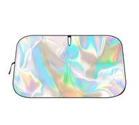 Pare-de pare-brise automobile | Pliable double couche avec protection UV 144,8 x 81,3 cm | Pare-s de pare-brise automobile | pour garage voyage camping trajets quotidiens berline SUV véhicules utilita