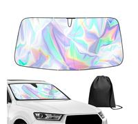 Pare- de pare-brise intérieur, couverture pliable résistant UV | Protection Solaire Sturdy, Pare-Soleil De Voiture Campers Berlines, SUV Tableau De Bord Bloque, Lumière Du Soleil Et Offre