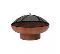 Pare-étincelles en métal noir 75 cm Barbecook