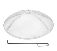Pare-étincelles pour Brasero - VEVOR - 410 x 63 x 6 mm,Couvercle Protection Acier Inox,avec Accessoires,3,55 kg