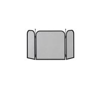 Pare-étincelles pour cheminée acier, grille anti étincelles, panneau protection cheminée hxlenv. 52,5x97cm,noir