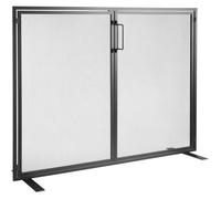 VEVOR Pare-feu de cheminée Grille de protection en fer 1 panneau 99x78 cm Noir