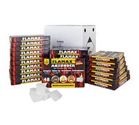Pare-feu Cubetti Cheminée Barbecue Fiama BBQ 48x Flash, Quantité : 24 paquets = 1152 cubes