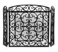 Pare-feu de cheminée en fonte