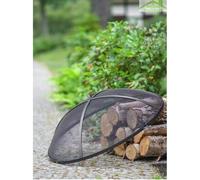 Pare-feu rond en acier noir ø 80 cm