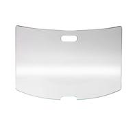 pare feu galbe grand en verre securit