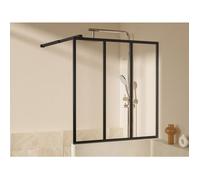 Pare muret au style industriel - Noir mat - 90 x 100 cm - ZONIVRA