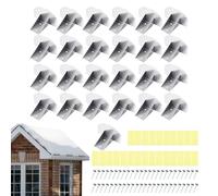 Pare-neige de toit | Butées coulissantes d'accumulation de glace | Garde-neige de toit robustes pour gouttière en bardeaux, hiver, commercial, résidentiel, appartement, maison