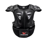 Pare Pierre Enfant Gilet Protection Moto Veste De Protection De Moto Kid Réfléchissant Armure Gilet Motocross Armour Protection De Protection De La Poitrine - Motocross