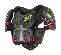 Pare-Pierres Complet Alpinestars A-10 Anthracite/Noir/RougeXL/XXL Anthracite,Noir,Rouge