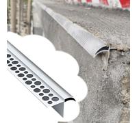 Pare-Pluie de Porte Bordure Anti-goutte Extérieure 0,5 à 9 m, Déviateur d'eau de Pluie Extra Long, à Découper et à Peindre, Bloc Anti-retour d'eau de Pluie pour Balcon(3.2m/10.5ft)